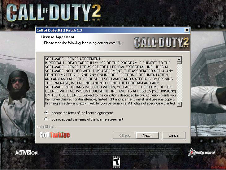 Latest call of duty 2 patch